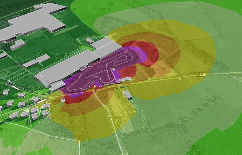 Simulation de l'impact sonore